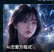 黄果短剧ai短剧《AI恋爱方程式》AI科幻短剧海报